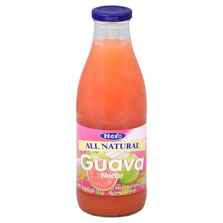 Hero Nectar Guava 33.8 oz., PK6 8708.296
